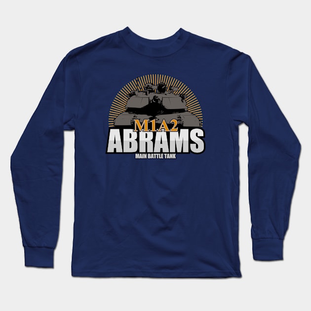 M1A2 Abrams Long Sleeve T-Shirt by TCP